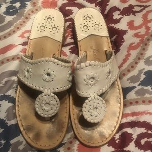 GUC White Jack Rogers sz 7